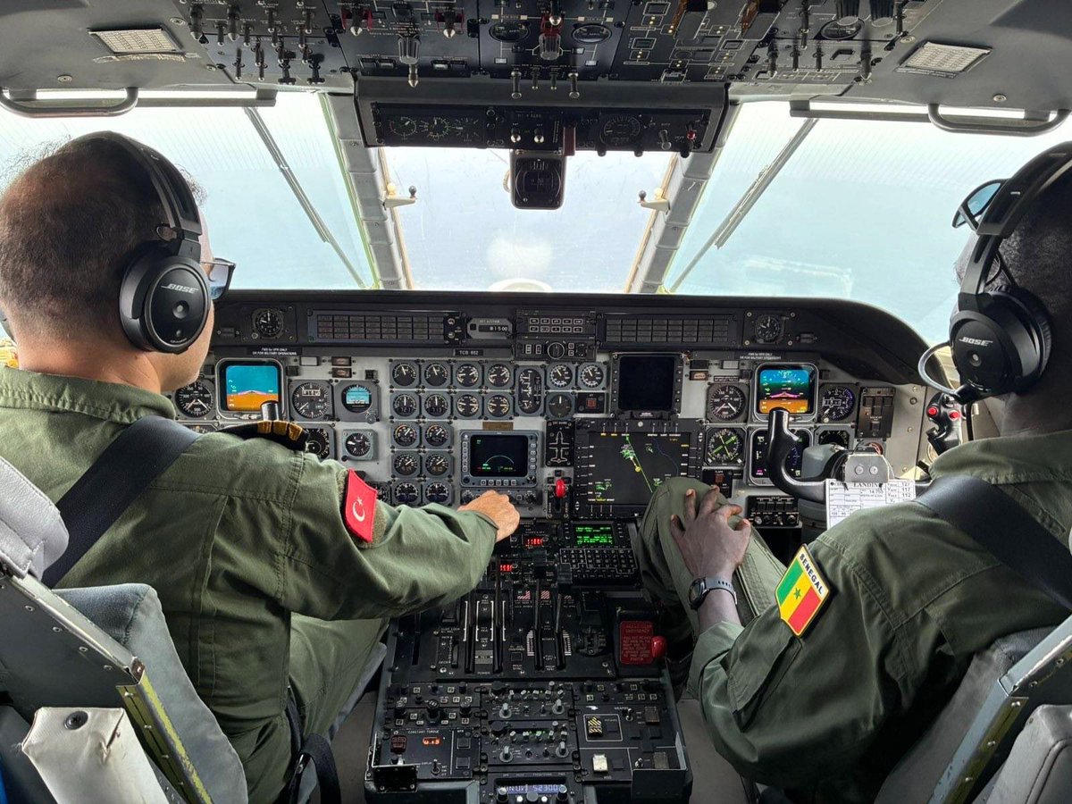 Türk ve Senegal Deniz Kuvvetleri Senegal Sahillerinde Ortak Eğitim Uçuşu Gerçekleştirdi