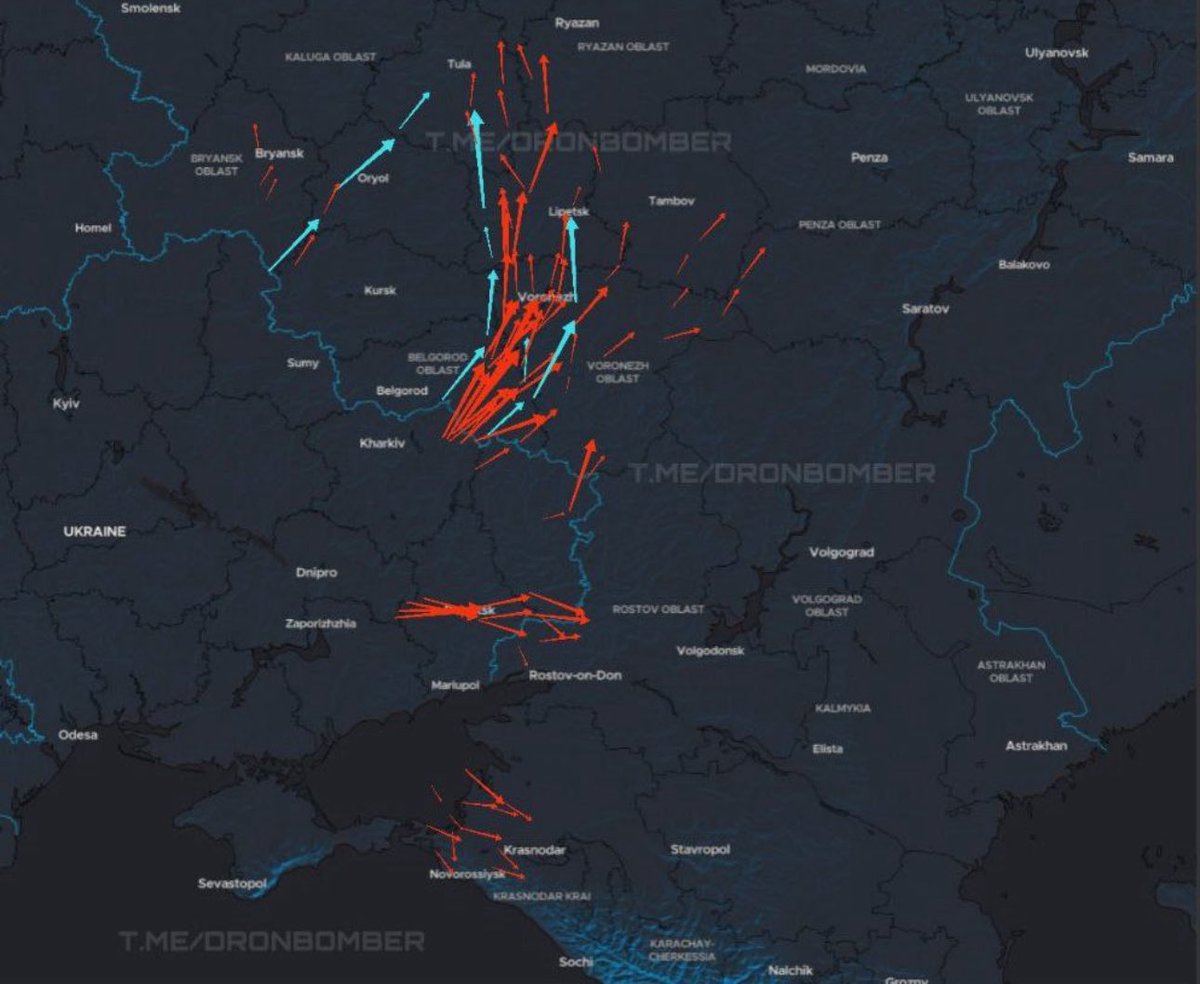 Ukrayna, Ryazan ve Moskova'ya İHA ve Seyir Füzesi Saldırısı Düzenledi