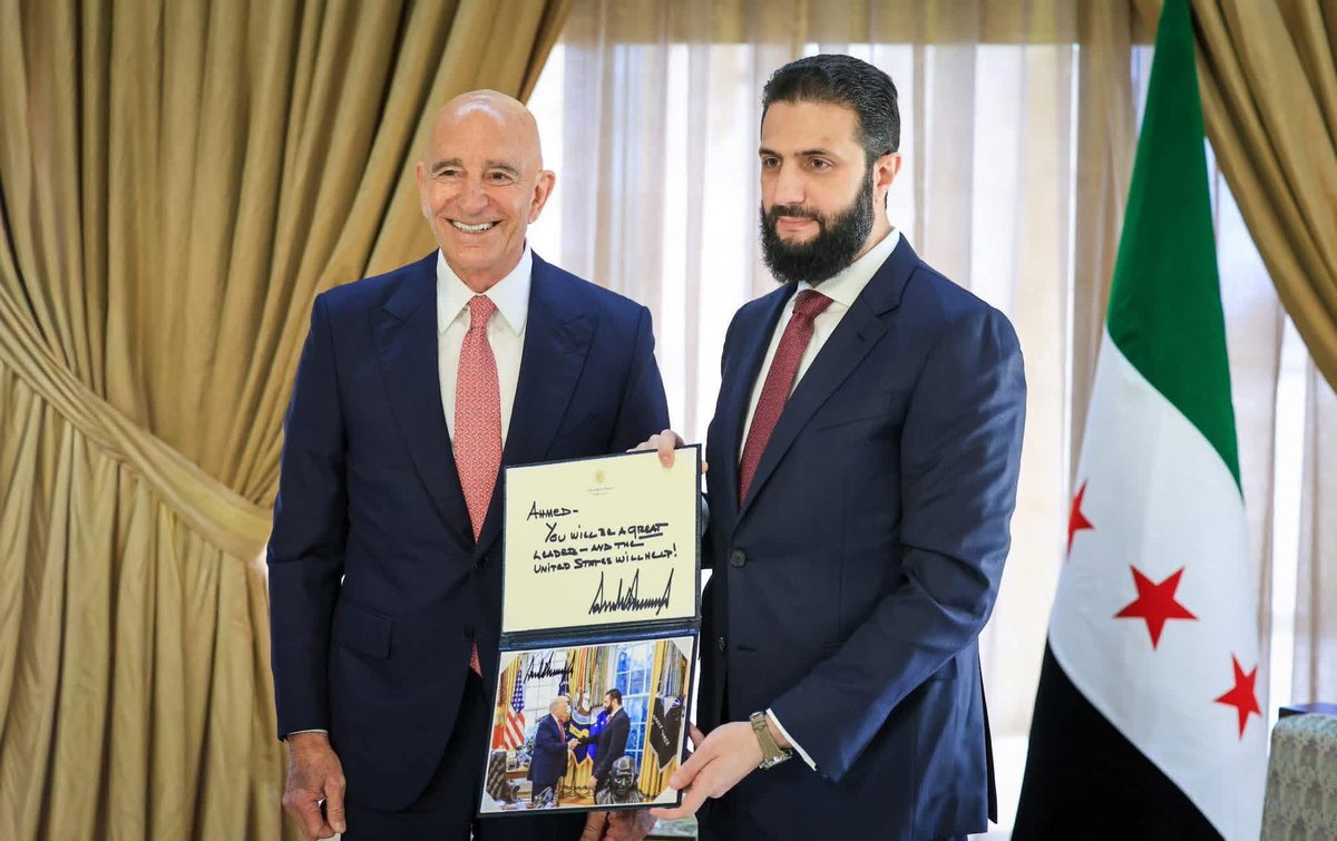 Donald Trump'tan Ahmed Şara'ya El Yazısı Not: 'Büyük Bir Lider Olacaksın'