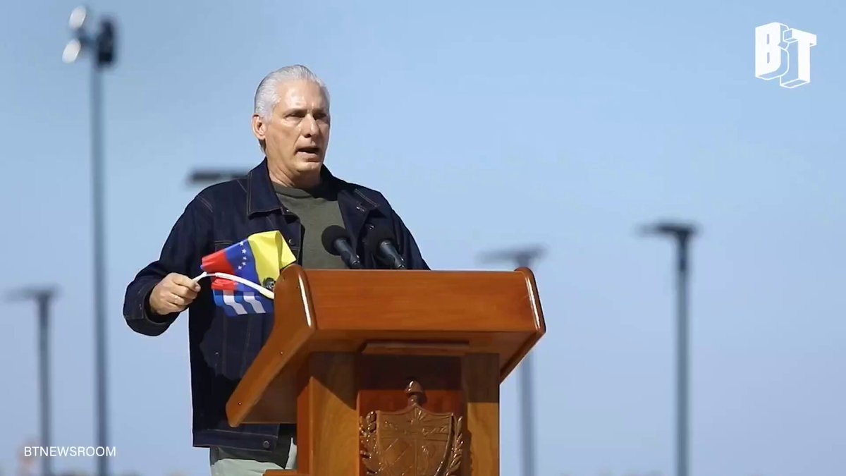 Küba Devlet Başkanı Díaz-Canel'den Venezuela'ya Güçlü Destek Mesajı