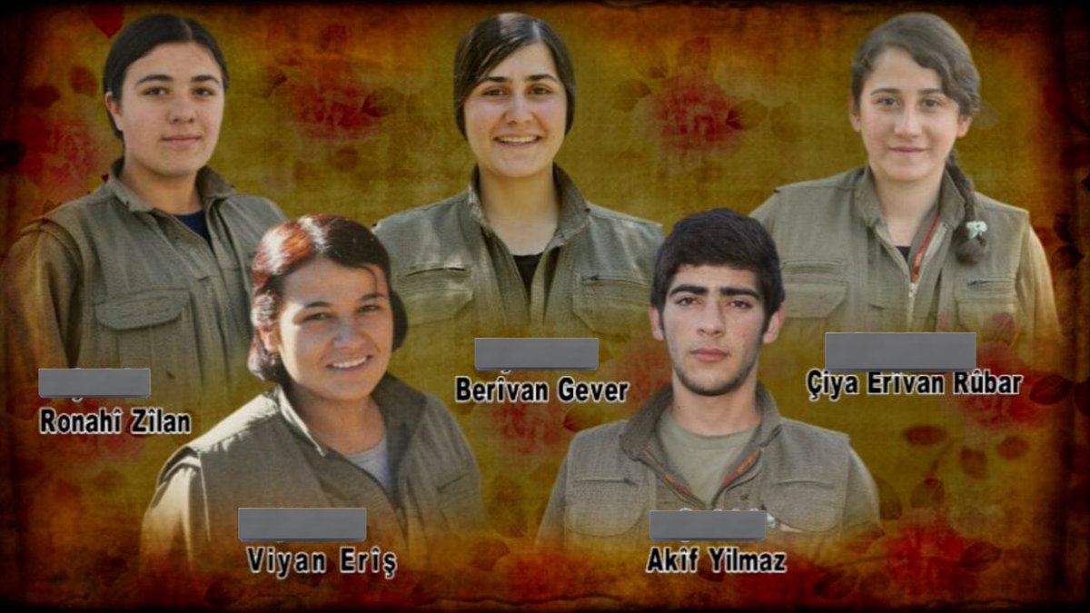 PKK, 2018'de Etkisiz Hale Getirilen 5 Mensubunun Kimliğini Açıkladı
