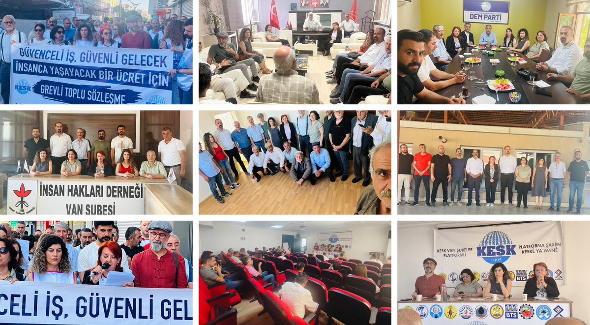 Kamu Emekçileri Sendikası Konfederasyonu TİS Görüşmeleri İçin Alanlarda