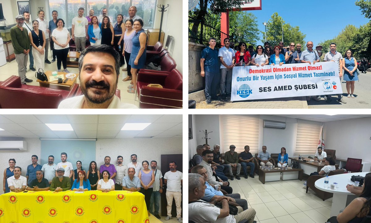 KESK Heyeti Diyarbakır'da Kamu Emekçilerinin Sorunlarını Ele Aldı