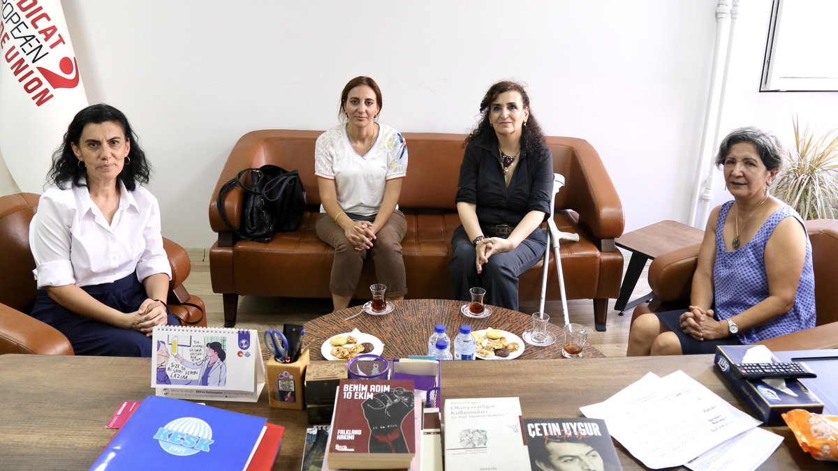 KESK Kadın Sekreteri Döne Gevher, DEM Parti Kadın Meclisi Heyetini Ağırladı