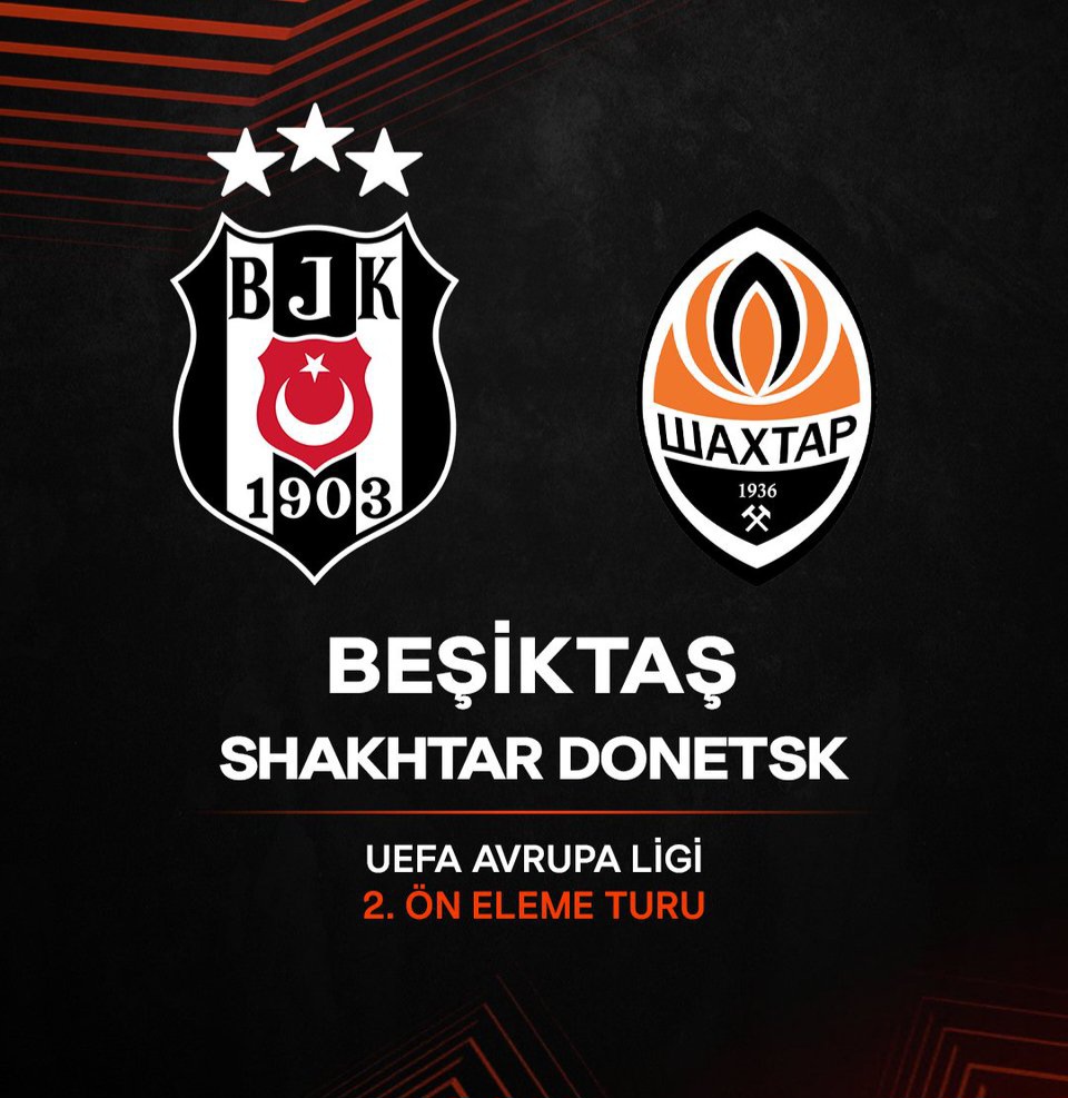 Beşiktaş'ın Avrupa Ligi Rakibi Shakhtar Oldu