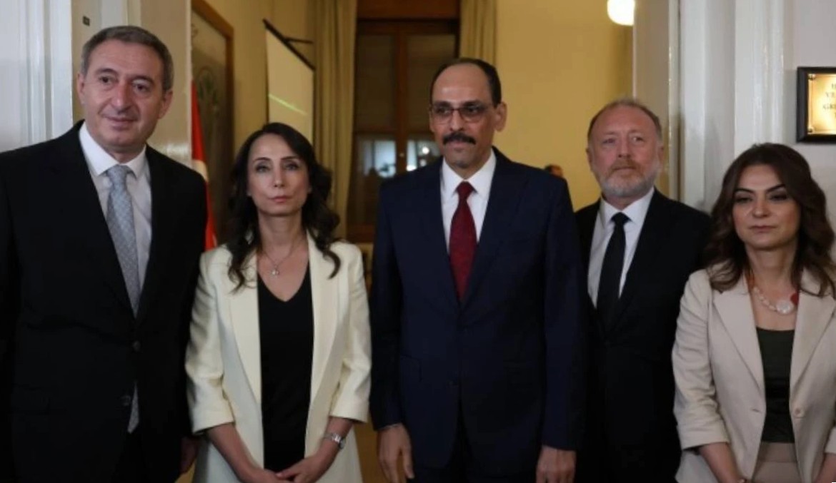 MİT Başkanı Kalın, DEM Parti Grubu'nu Ziyaret Etti