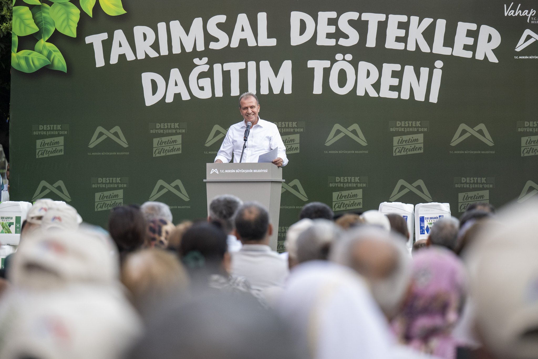 Mersin Büyükşehir Belediyesi : 'Destek Büyükşehir’den, Üretim Çiftçiden Projesi'