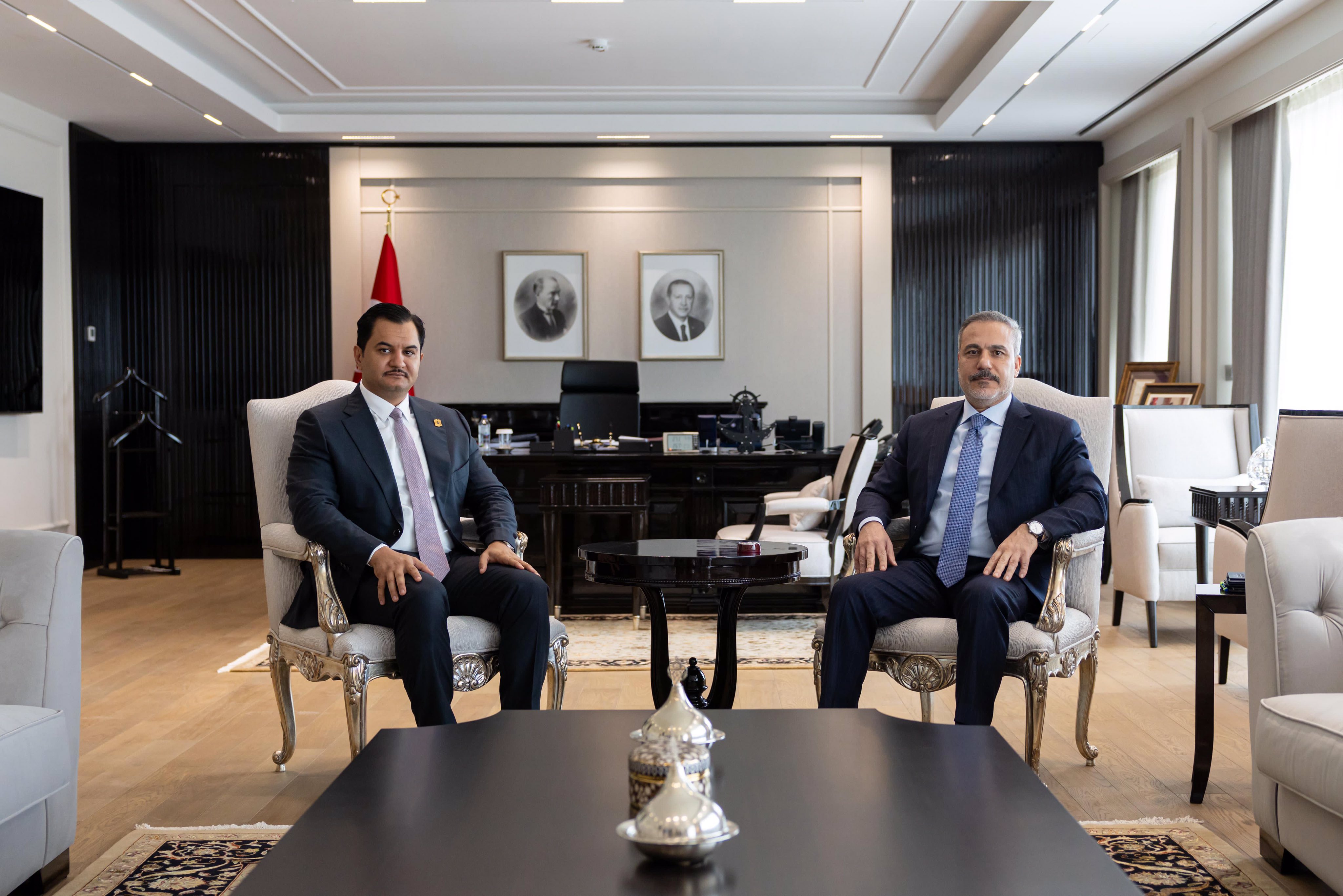 Dışişleri Bakanı Hakan Fidan, Libya Ulusal Ordusu Komutan Yardımcısı Saddam Hafter ile Görüştü