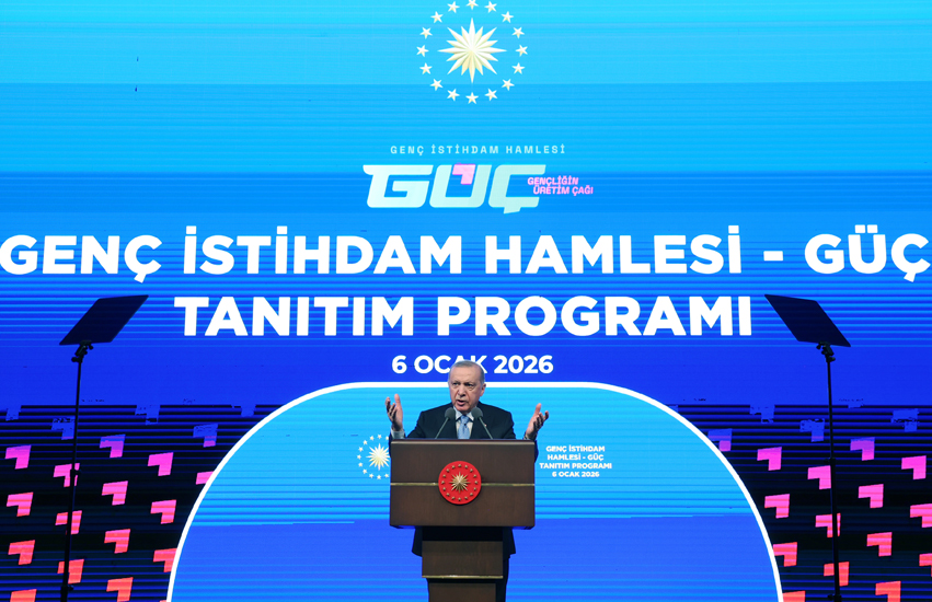 Cumhurbaşkanı Erdoğan Genç İstihdamı İçin 'GÜÇ' Programını Açıkladı : 'GÜÇ Programı ile 3 Milyon Gence İstihdam'